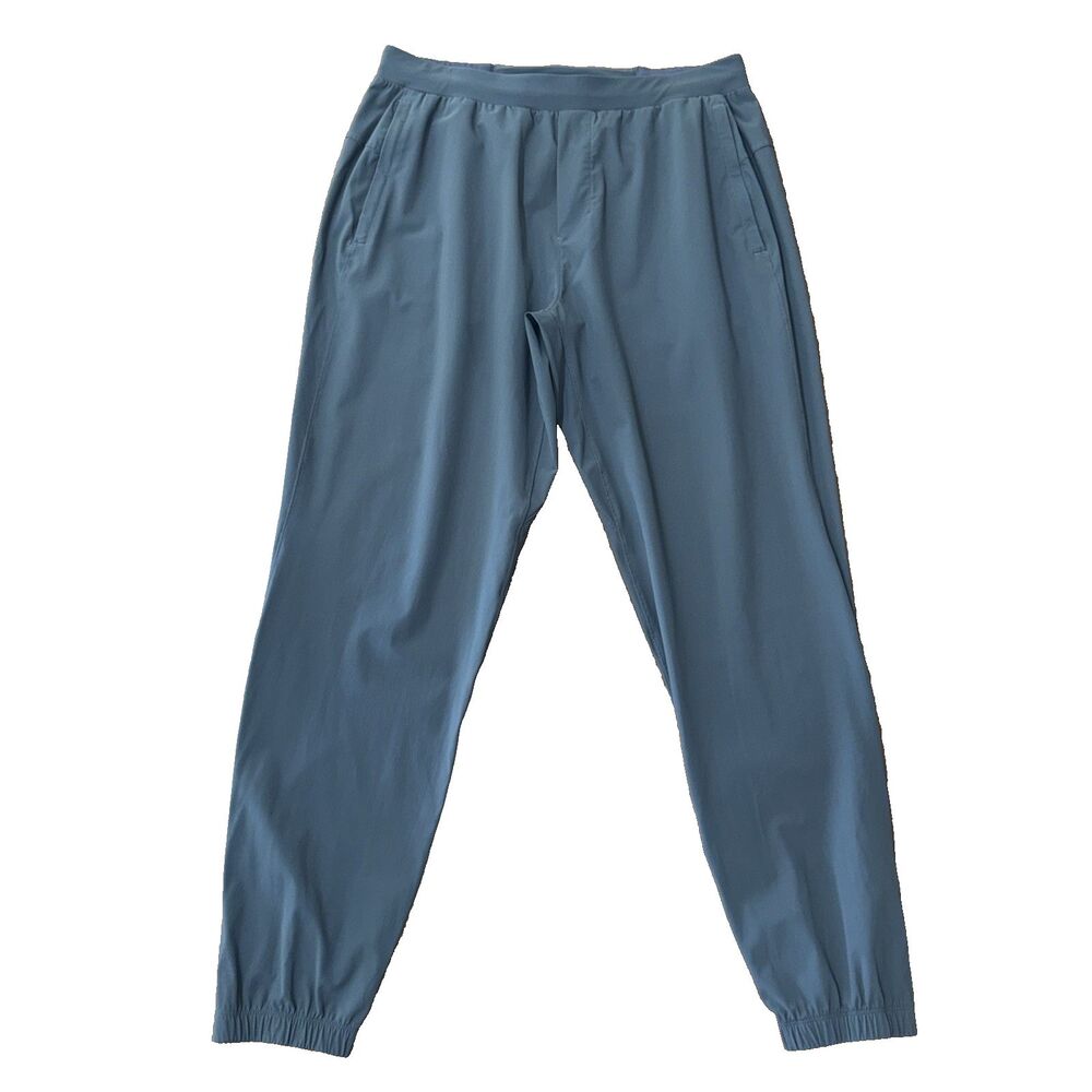 Lululemon Surge Jogger LM5956 Blue Gray Lightweight Running Pants Reflective L